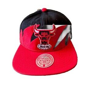 Chicago Bulls Mitchell & Ness Snapback Sharktooth NBA OG Stickers Michael Jordan